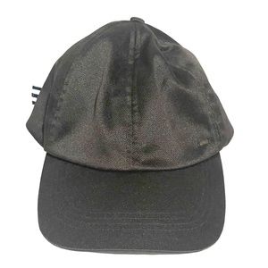 Nautica Womens One Size Black Satin Baseball‎ Cap Hat